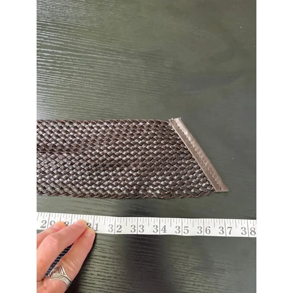 Vintage 80's Style Braided Wide Avant Garde Belt